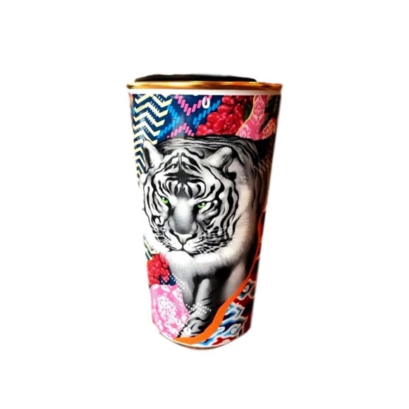 Starbucks Other - Starbucks Tristan Eaton Sumatra White Tiger Ceramic Tumbler Travel Coffee Mug